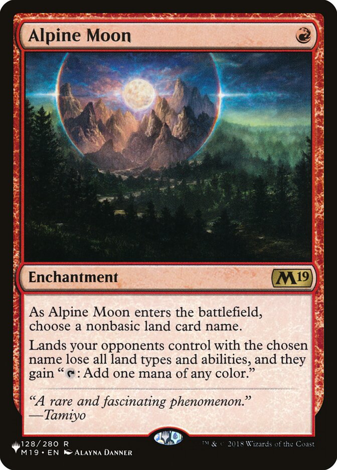 Alpine Moon [The List] | Fandemonia Ltd