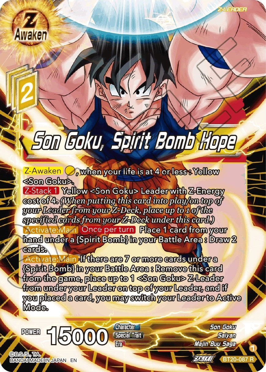 Son Goku, Spirit Bomb Hope (BT20-087) [Power Absorbed] | Fandemonia Ltd