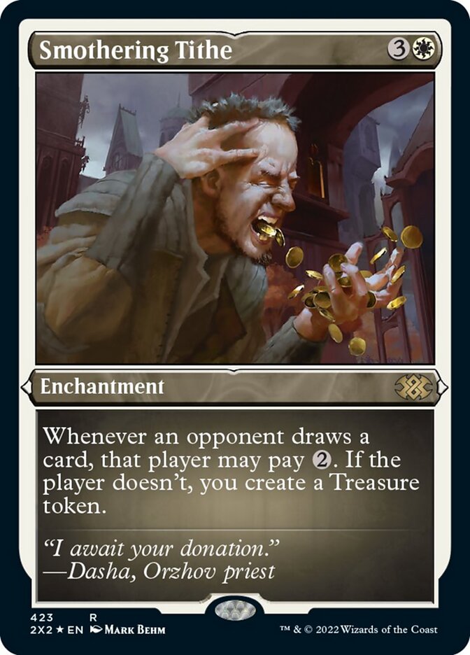 Smothering Tithe (Foil Etched) [Double Masters 2022] | Fandemonia Ltd