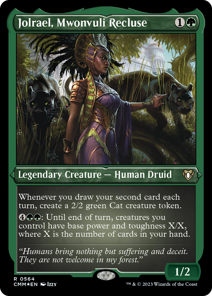 Jolrael, Mwonvuli Recluse (Foil Etched) [Commander Masters] | Fandemonia Ltd