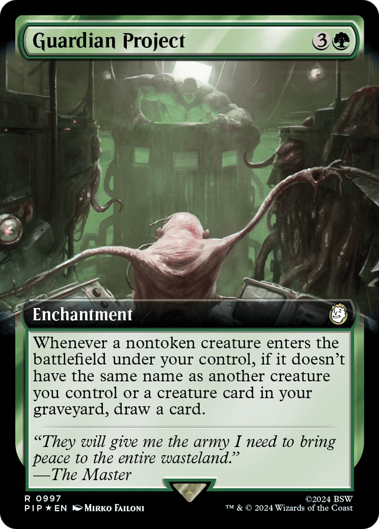 Guardian Project (Extended Art) (Surge Foil) [Fallout] | Fandemonia Ltd