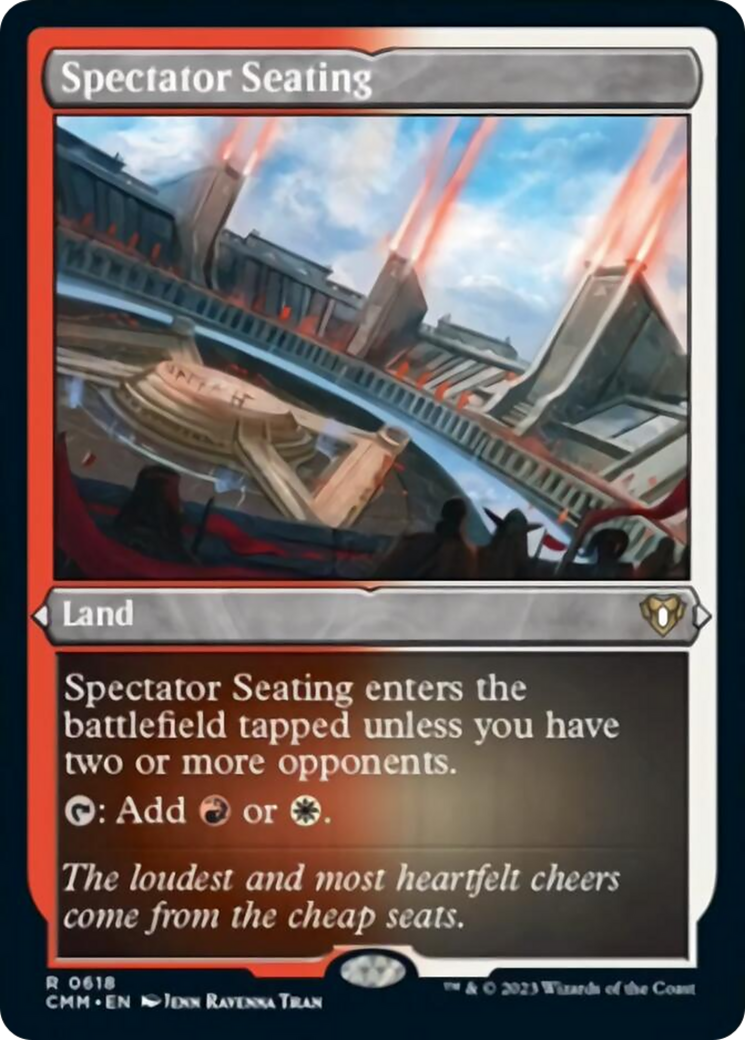 Spectator Seating (Foil Etched) [Commander Masters] | Fandemonia Ltd