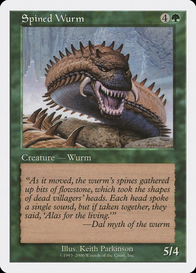 Spined Wurm [Media Promos] | Fandemonia Ltd