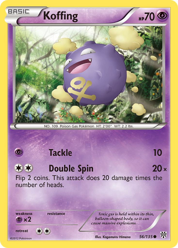 Koffing (56/135) [Black & White: Plasma Storm] | Fandemonia Ltd