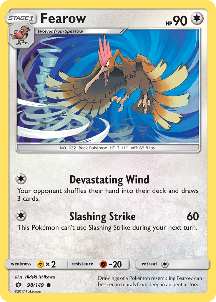 Fearow (98/149) [Sun & Moon: Base Set] | Fandemonia Ltd