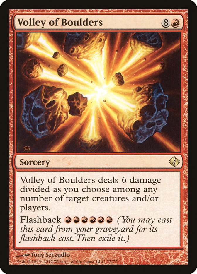 Volley of Boulders [Duel Decks: Venser vs. Koth] | Fandemonia Ltd