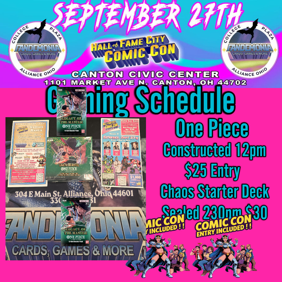 One Piece Chaos Sealed Starter Deck Hall of Fame City Comic Con | Fandemonia Ltd