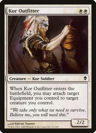 Kor Outfitter [Zendikar] | Fandemonia Ltd