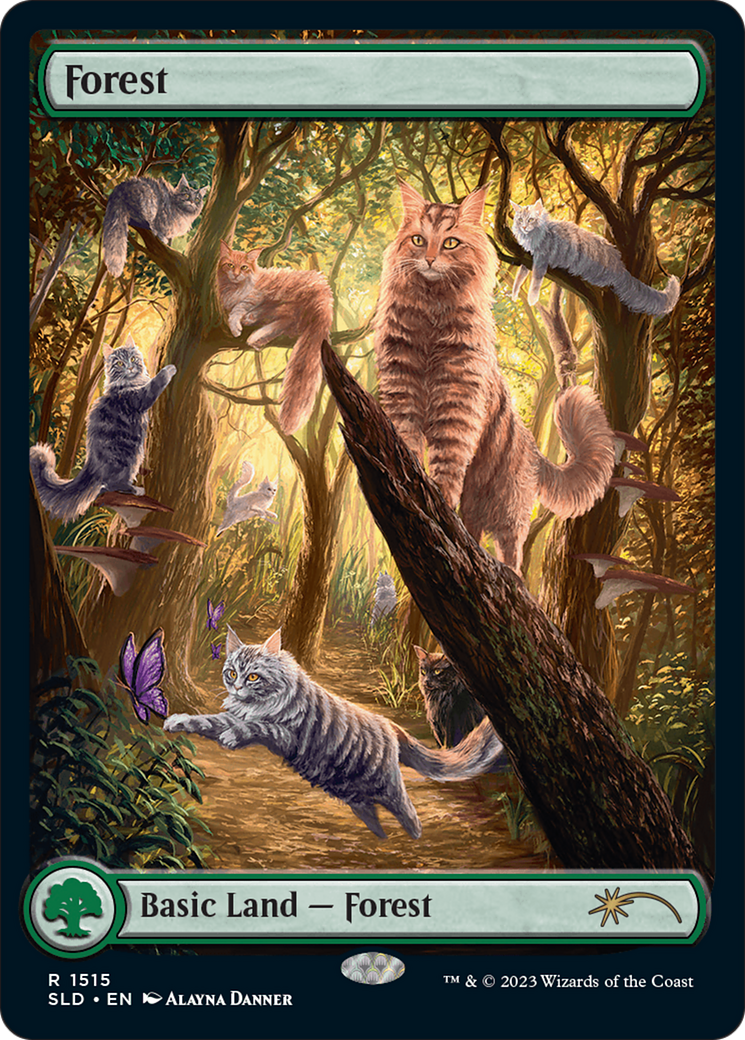 Forest (1515) [Secret Lair Commander Deck: Raining Cats and Dogs] | Fandemonia Ltd