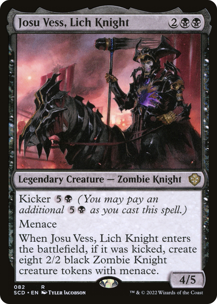 Josu Vess, Lich Knight [Starter Commander Decks] | Fandemonia Ltd