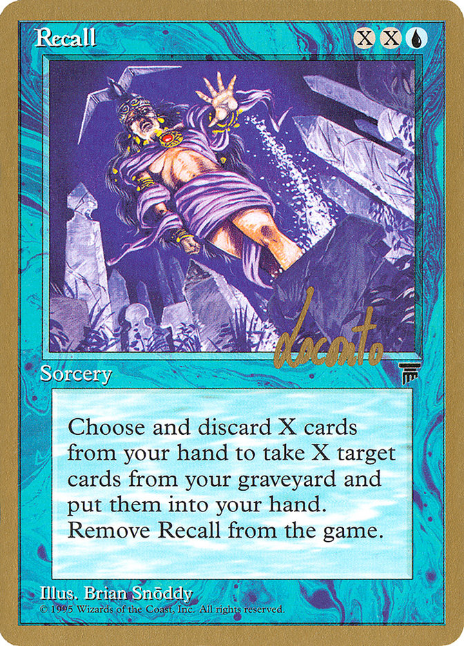 Recall (Michael Loconto) [Pro Tour Collector Set] | Fandemonia Ltd