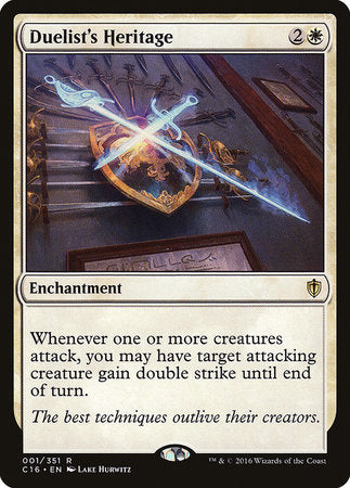 Duelist's Heritage [Commander 2016] | Fandemonia Ltd