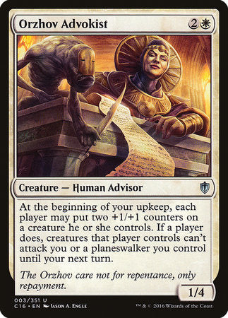 Orzhov Advokist [Commander 2016] | Fandemonia Ltd