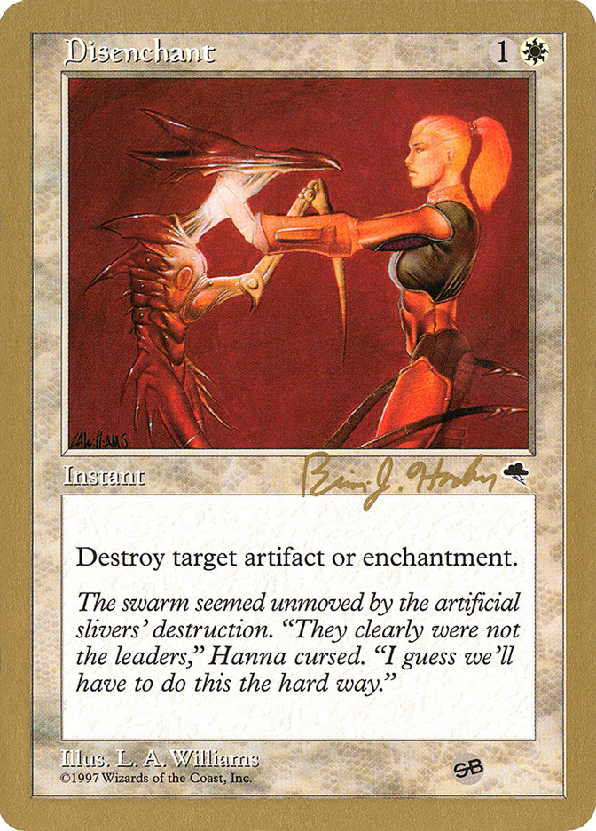 Disenchant (Brian Hacker) (SB) [World Championship Decks 1998] | Fandemonia Ltd