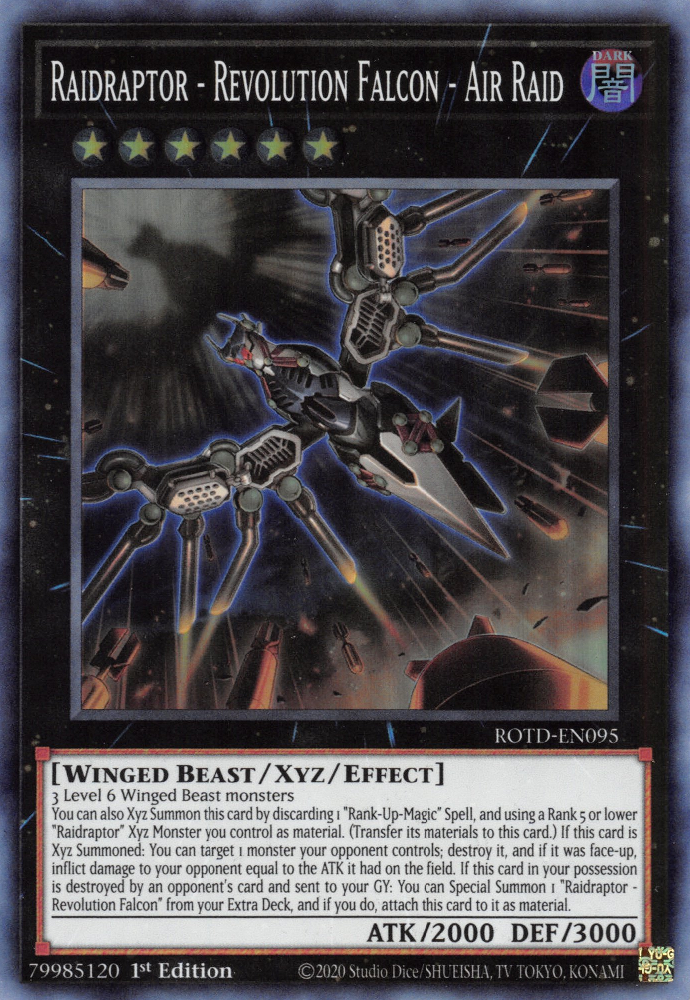 Raidraptor - Revolution Falcon - Air Raid [ROTD-EN095] Super Rare | Fandemonia Ltd