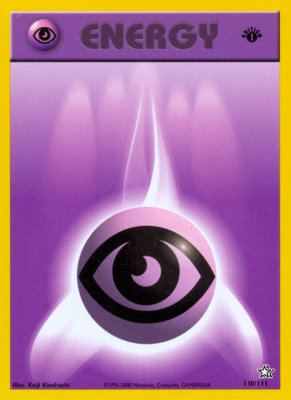 Psychic Energy (110/111) [Neo Genesis 1st Edition] | Fandemonia Ltd