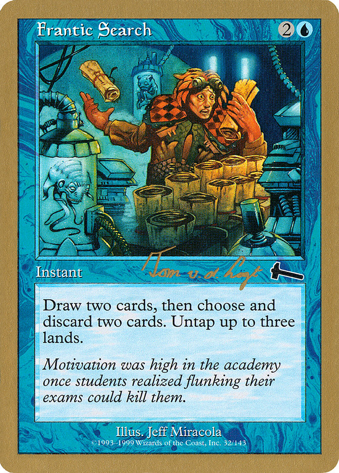 Frantic Search (Tom van de Logt) [World Championship Decks 2000] | Fandemonia Ltd