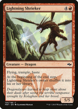 Lightning Shrieker [Fate Reforged] | Fandemonia Ltd