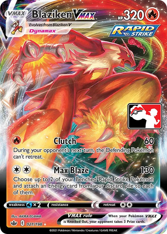 Blaziken VMAX (021/198) [Prize Pack Series One] | Fandemonia Ltd