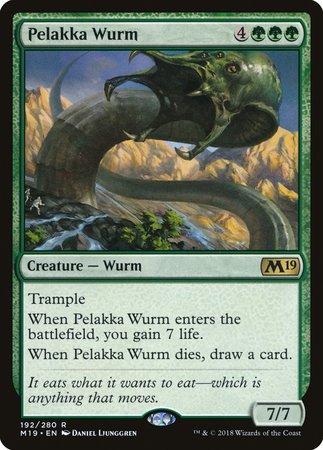 Pelakka Wurm [Core Set 2019] | Fandemonia Ltd