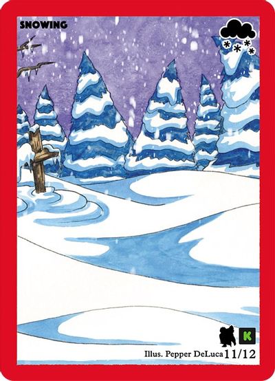 Snowing (Kickstarter Edition) [Alpha Iceman Starter Deck] | Fandemonia Ltd