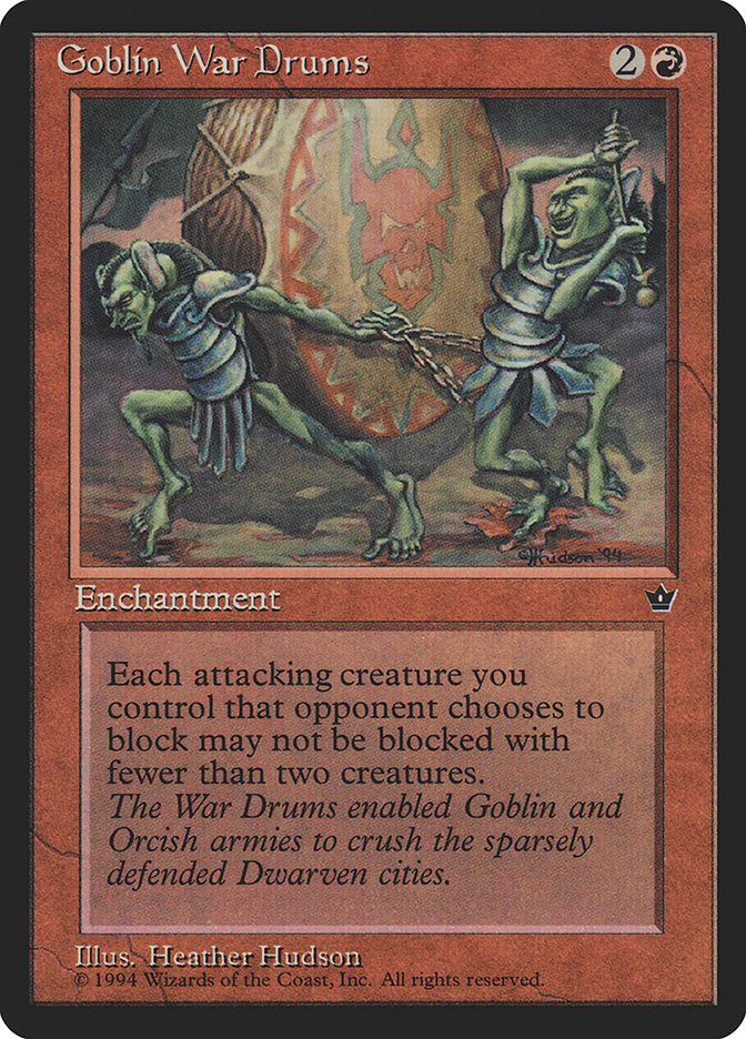 Goblin War Drums (Heather Hudson) [Fallen Empires] | Fandemonia Ltd