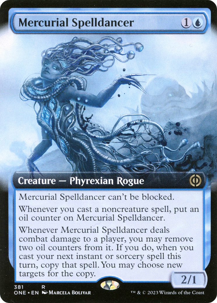 Mercurial Spelldancer (Extended Art) [Phyrexia: All Will Be One] | Fandemonia Ltd