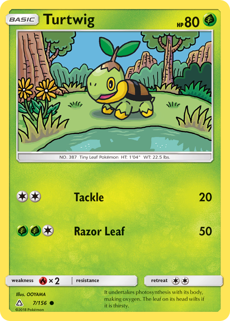 Turtwig (7/156) [Sun & Moon: Ultra Prism] | Fandemonia Ltd