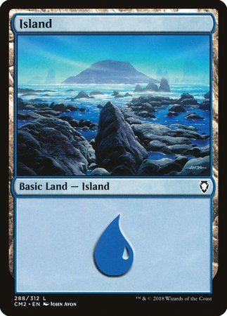 Island (288) [Commander Anthology Volume II] | Fandemonia Ltd