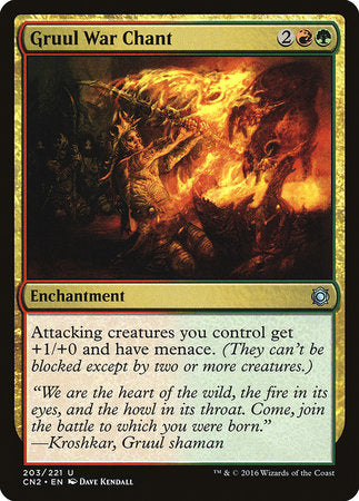 Gruul War Chant [Conspiracy: Take the Crown] | Fandemonia Ltd
