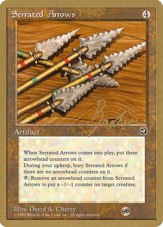 Serrated Arrows (George Baxter) (SB) [Pro Tour Collector Set] | Fandemonia Ltd