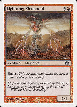 Lightning Elemental [Eighth Edition] | Fandemonia Ltd