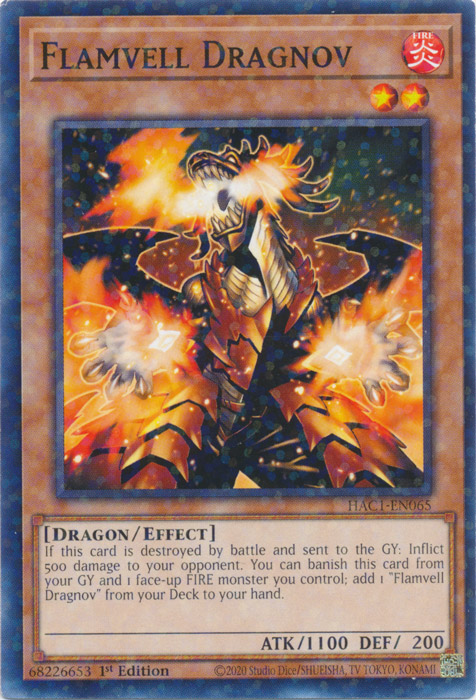 Flamvell Dragnov (Duel Terminal) [HAC1-EN065] Common | Fandemonia Ltd
