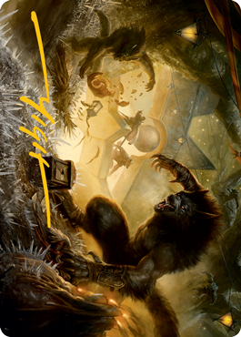 Storm the Festival Art Card (Gold-Stamped Signature) [Innistrad: Midnight Hunt Art Series] | Fandemonia Ltd