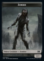 Zombie // Vampire Double-sided Token [Double Masters 2022 Tokens] | Fandemonia Ltd