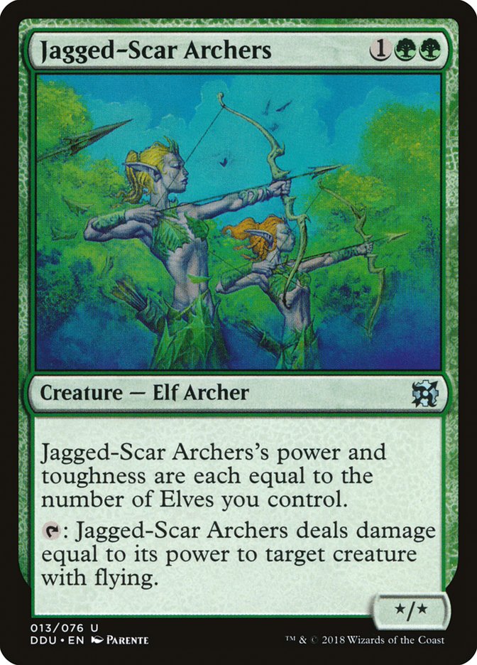Jagged-Scar Archers [Duel Decks: Elves vs. Inventors] | Fandemonia Ltd