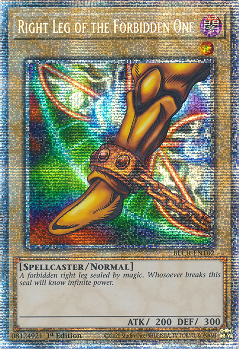 Right Leg of the Forbidden One [BLCR-EN102] Starlight Rare | Fandemonia Ltd