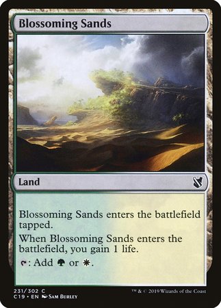 Blossoming Sands [Commander 2019] | Fandemonia Ltd