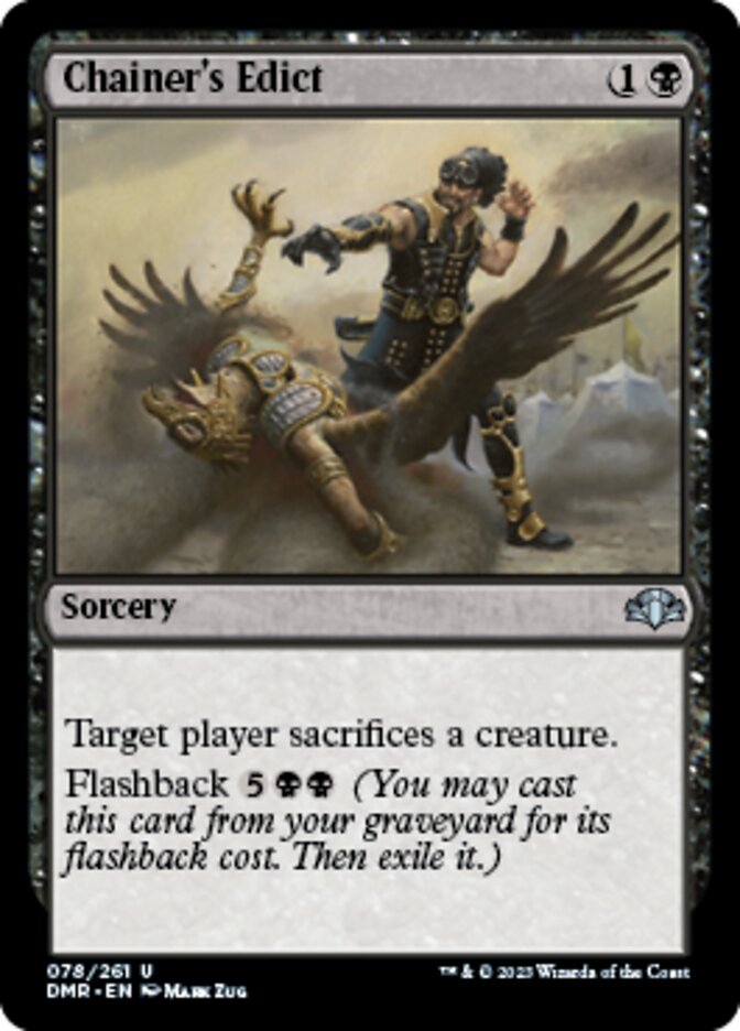 Chainer's Edict [Dominaria Remastered] | Fandemonia Ltd
