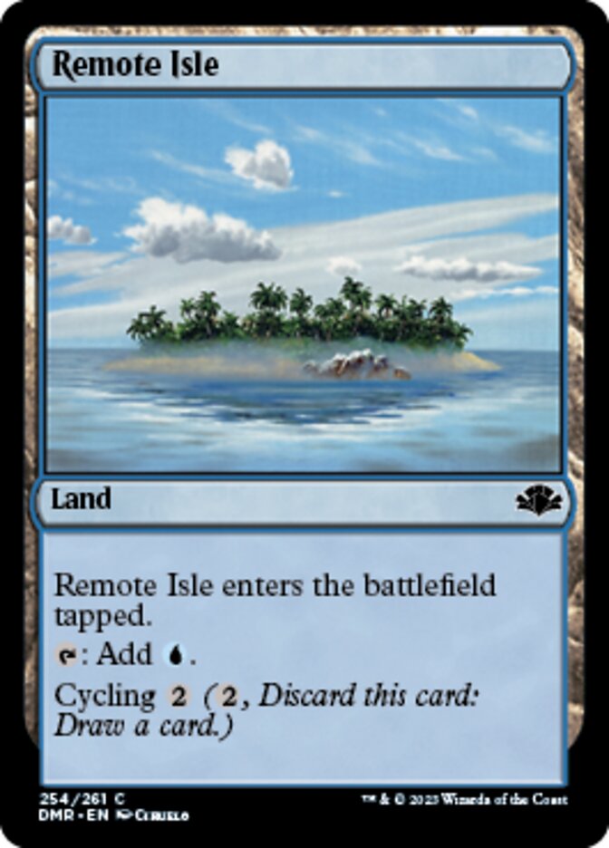 Remote Isle [Dominaria Remastered] | Fandemonia Ltd