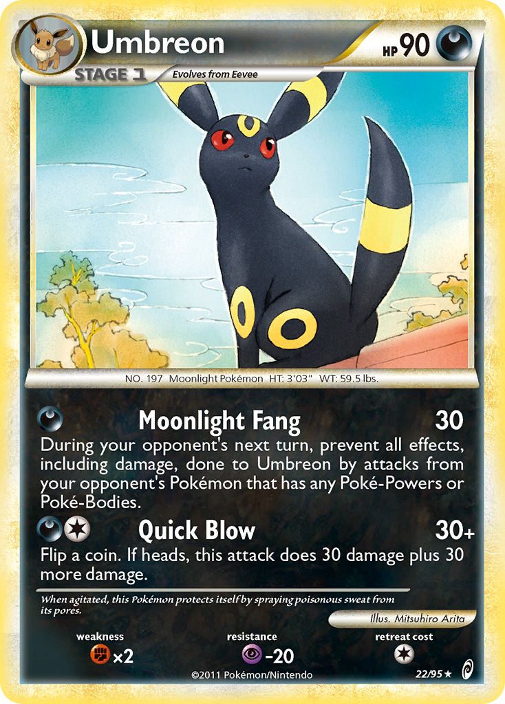 Umbreon (22/95) [HeartGold & SoulSilver: Call of Legends] | Fandemonia Ltd