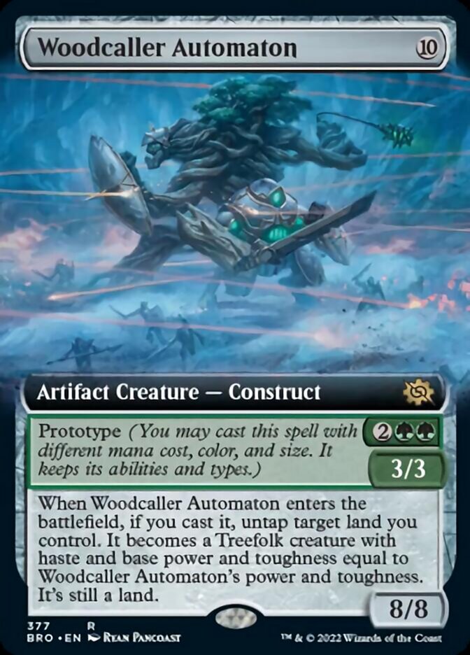 Woodcaller Automaton (Extended Art) [The Brothers' War] | Fandemonia Ltd