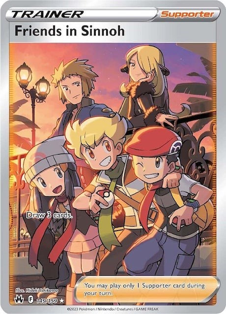 Friends in Sinnoh (149/159) (Full Art) [Sword & Shield: Crown Zenith] | Fandemonia Ltd