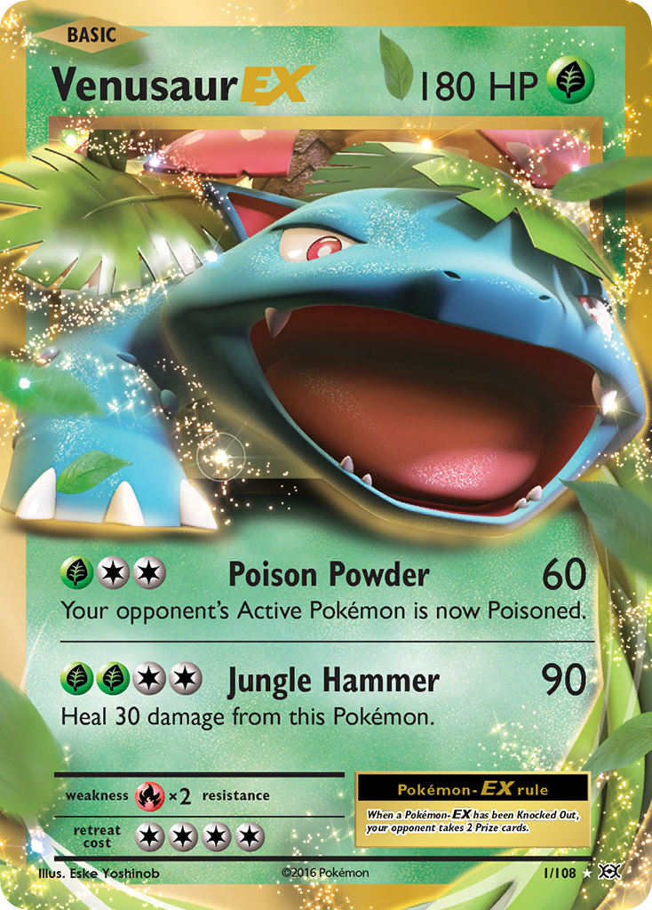 Venusaur EX (1/108) [XY: Evolutions] | Fandemonia Ltd