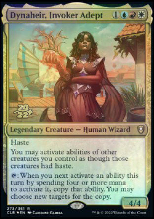Dynaheir, Invoker Adept [Commander Legends: Battle for Baldur's Gate Prerelease Promos] | Fandemonia Ltd