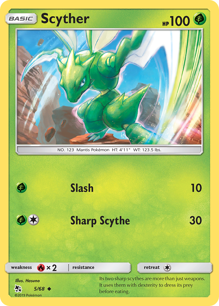 Scyther (5/68) [Sun & Moon: Hidden Fates] | Fandemonia Ltd