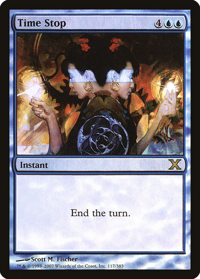 Time Stop (Premium Foil) [Tenth Edition] | Fandemonia Ltd
