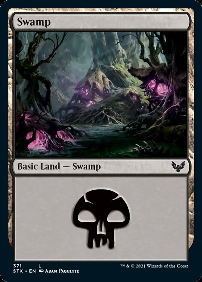 Swamp (#371) [Strixhaven: School of Mages] | Fandemonia Ltd