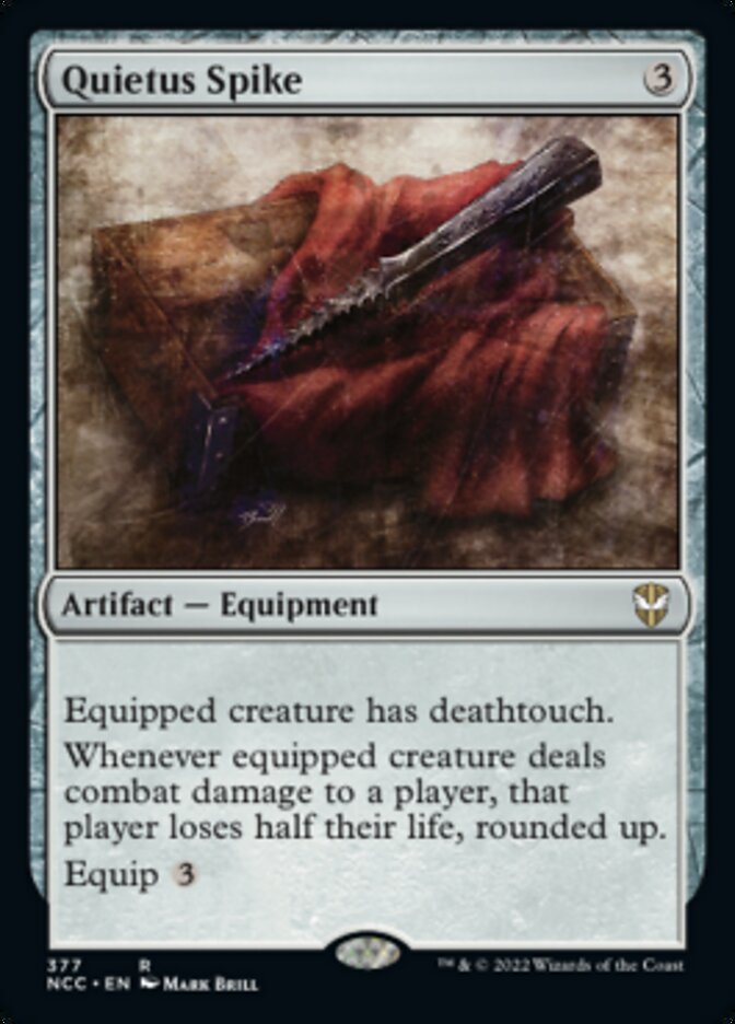 Quietus Spike [Streets of New Capenna Commander] | Fandemonia Ltd