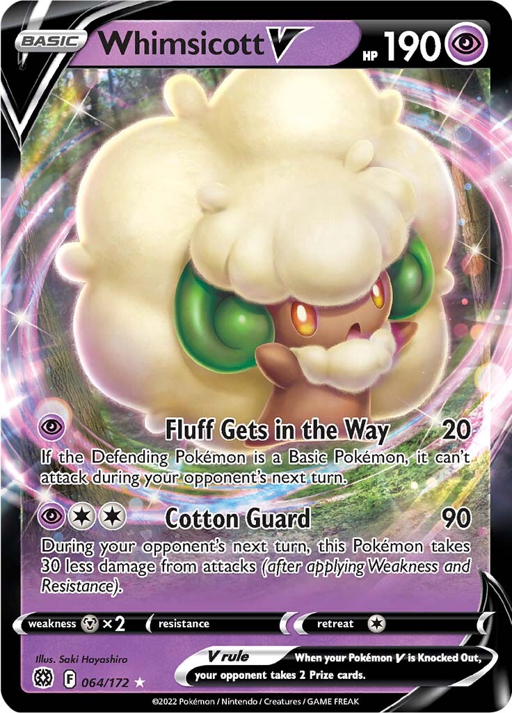 Whimsicott V (064/172) [Sword & Shield: Brilliant Stars] | Fandemonia Ltd